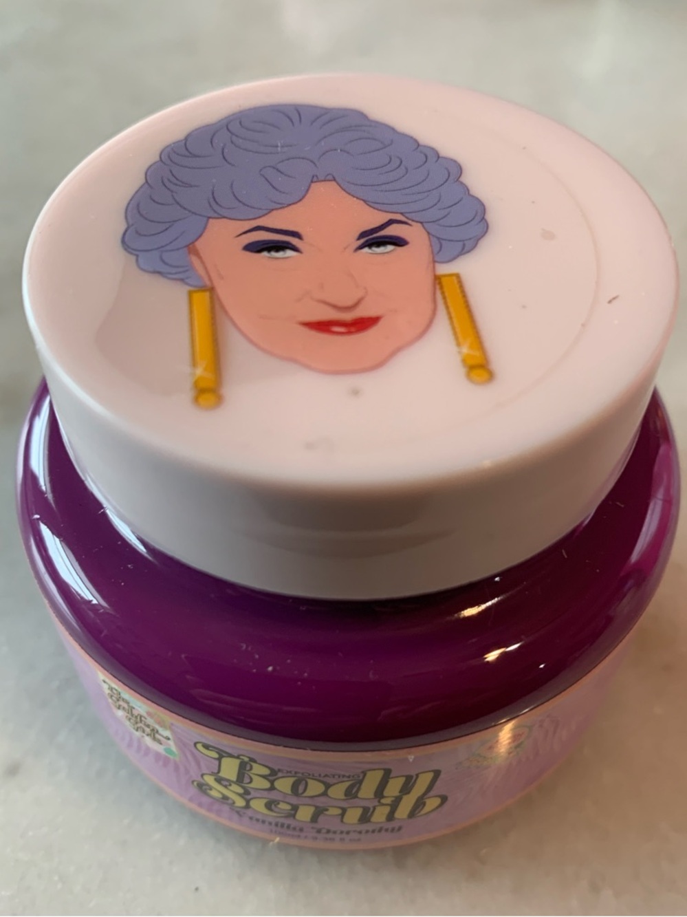 Golden Girls Inspired Vanilla Dorothy Body Scrub - Gentle Exfoliant